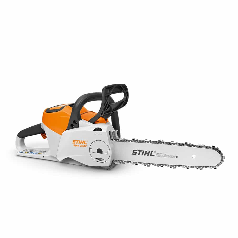 STIHL MSA 220-C-B Cordless Chainsaw Package available at Taylormade Garden Equipment and Landscaping Machinery
