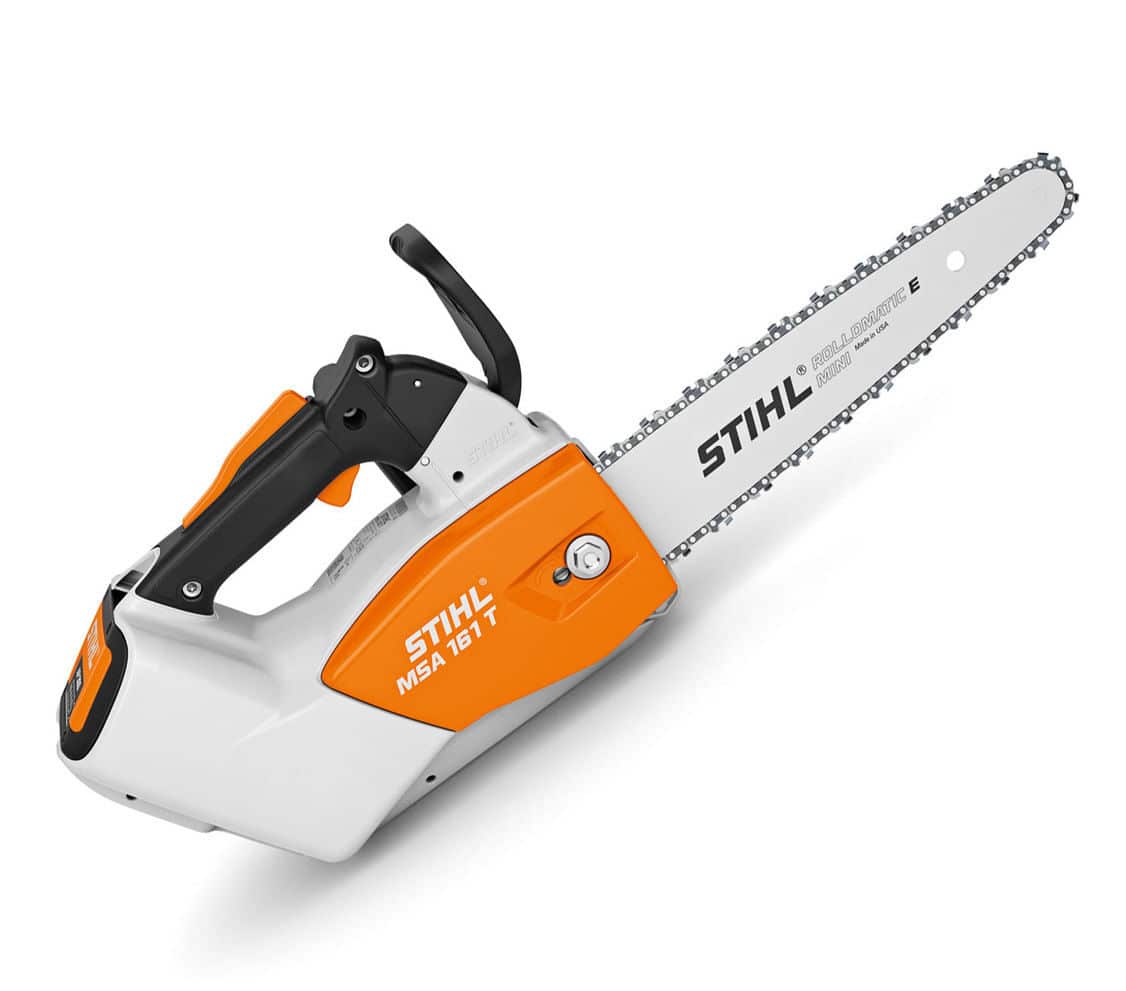 STIHL MSA161-T Cordless Chainsaw Package available at Taylormade Garden Equipment and Landscaping Machinery