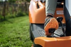 STIHL RT 6112 Petrol Ride-On Lawn Mower, available at Taylormade Garden Machinery