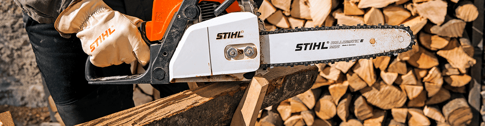 Petrol Chainsaws available at Taylormade Garden Machinery