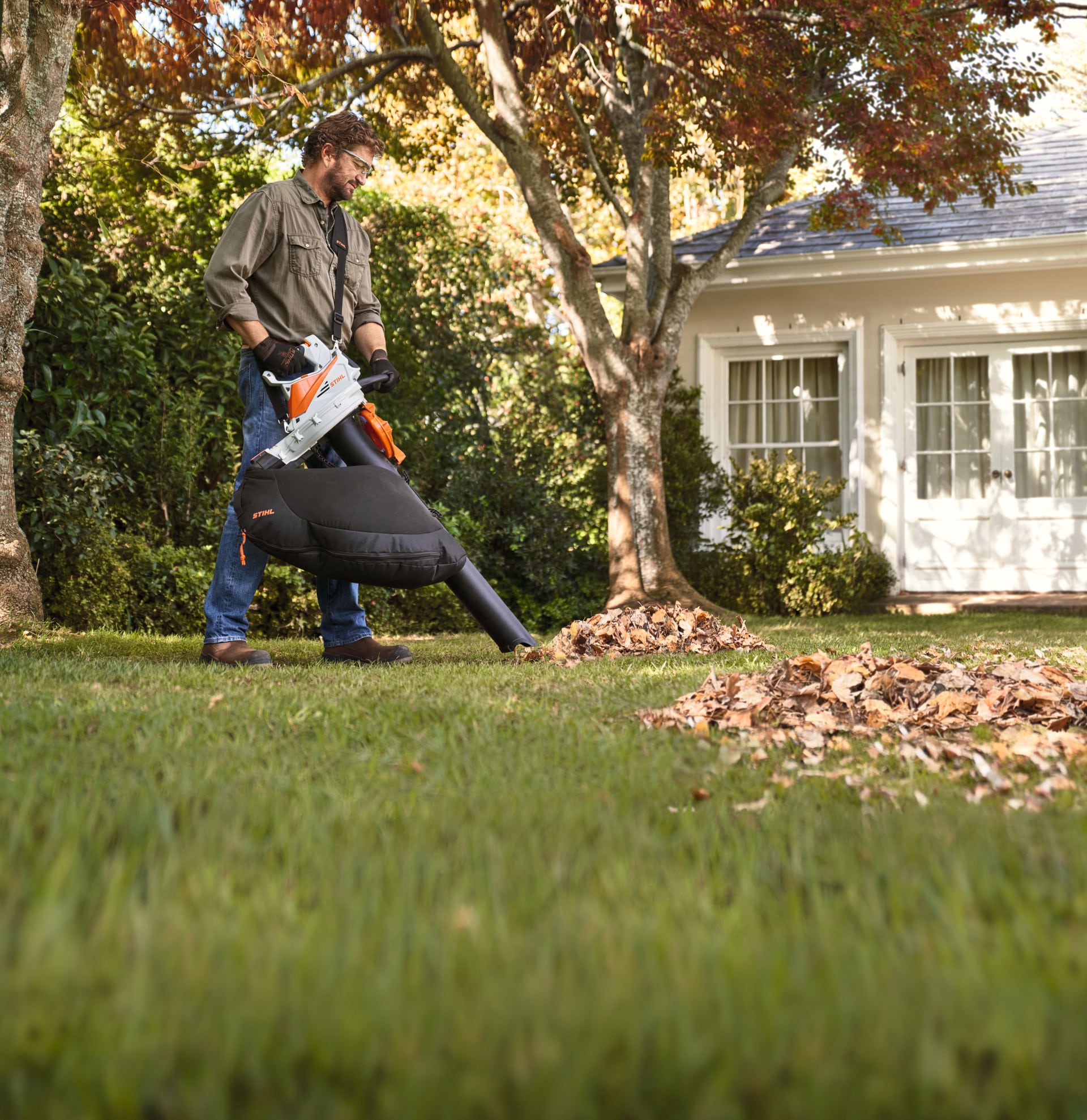 Stihl SHA 56 Cordless Vacuum/Shredder/Blower available at Taylormade Garden Machinery