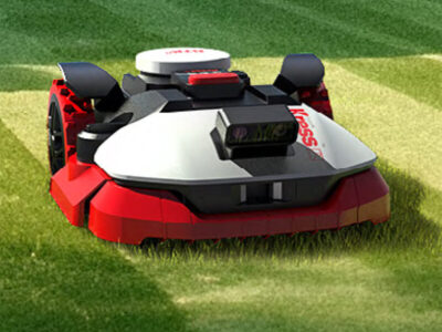The Kress KR261E EyePilot® RTKⁿ 1000 m² AI robotic lawn mower