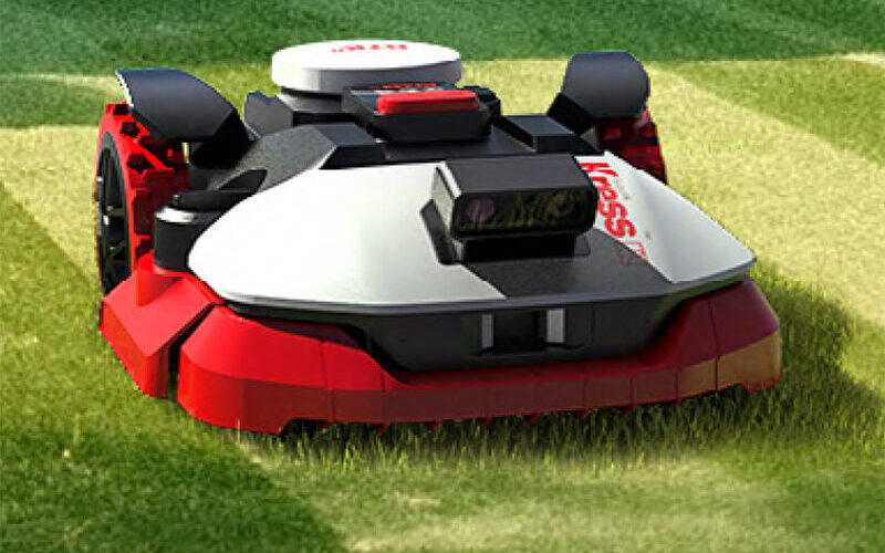 The Kress KR261E EyePilot® RTKⁿ 1000 m² AI robotic lawn mower