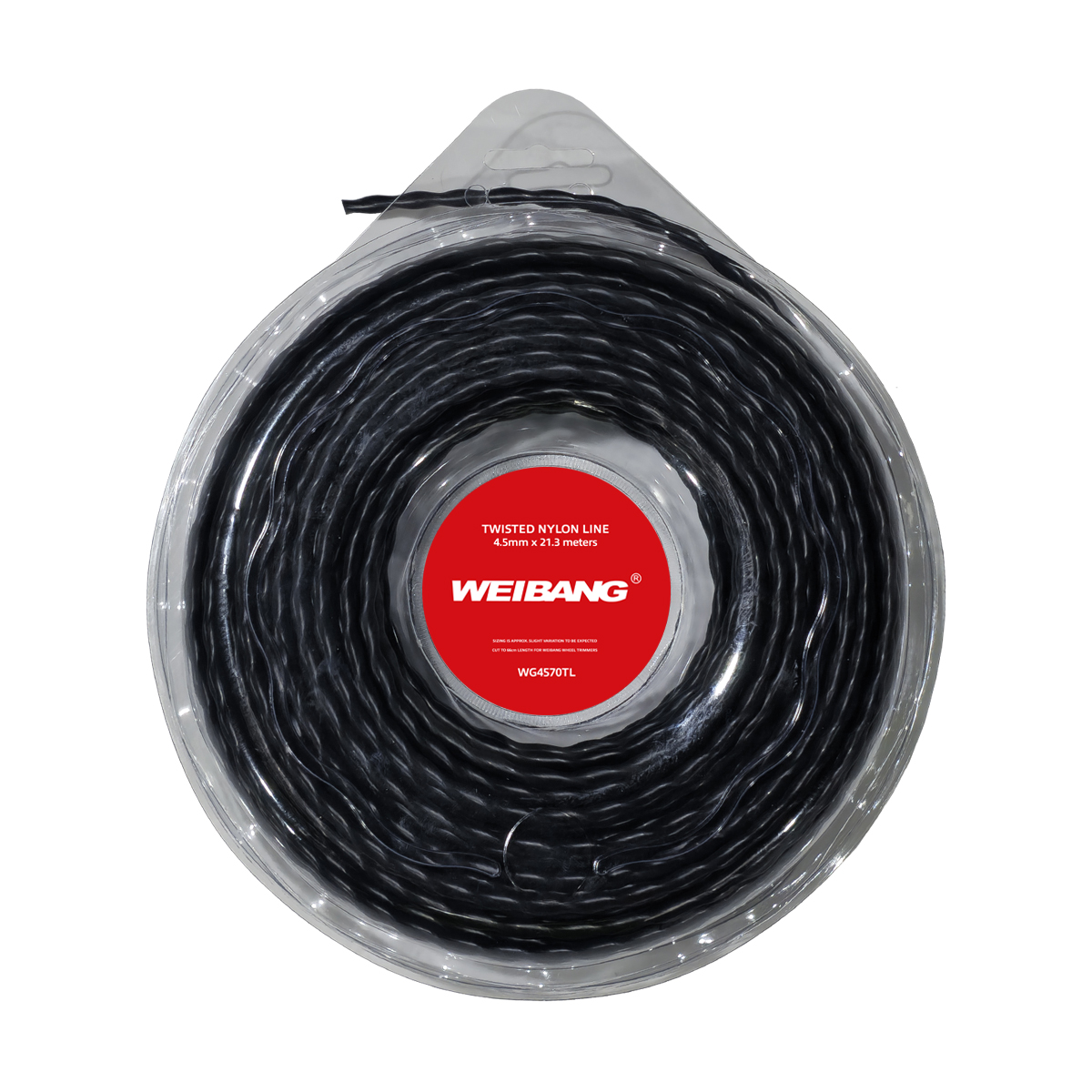 WEIBANG Twisted Trimmer Line Roll – (4.5mm × 21.3m)